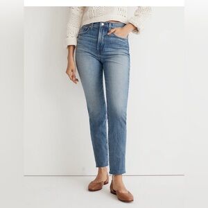 Madewell Perfect Vintage Jean with Raw Hem